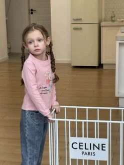 Crewneck Long Sleeve Baggy Girl Tops -Kids Clothing Shop P 20240529083014119 512