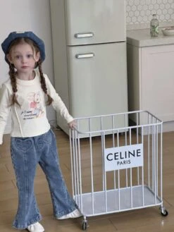 Heart Denim Mid-rise Girl Jeans -Kids Clothing Shop P 20240529101509406 561