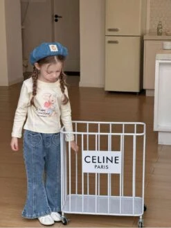 Heart Denim Mid-rise Girl Jeans -Kids Clothing Shop P 20240529101510134 667