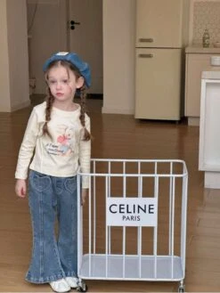 Heart Denim Mid-rise Girl Jeans -Kids Clothing Shop P 20240529101510955 813