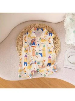 Cartoon Pattern Cotton Loose Rompers 7 Cartoon Pattern Cotton Loose Rompers -Kids Clothing Shop P 20240529145631265 533