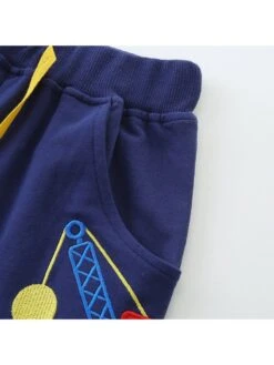 Lace Up Cotton Loose Boy Short Pants -Kids Clothing Shop P 20240530093008897 761