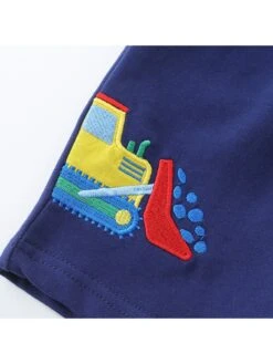 Lace Up Cotton Loose Boy Short Pants -Kids Clothing Shop P 20240530093009422 802