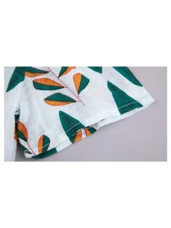 Pleated Crewneck Off Shoulder Girl Dresses -Kids Clothing Shop P 20240603113531777 685