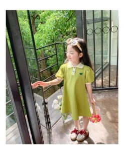 Solid Color Pure Color Princess Girl Dresses -Kids Clothing Shop P 20240603114544014 843