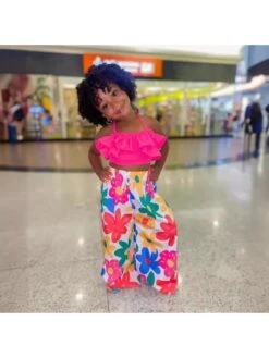 Flower Halter High Rise Girl Clothing Sets -Kids Clothing Shop P 20240603115515914 113