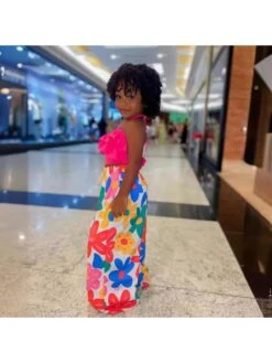 Flower Halter High Rise Girl Clothing Sets -Kids Clothing Shop P 20240603115516499 743