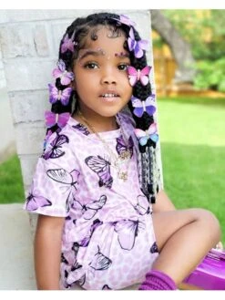 Animal Print Crewneck Knitting Girl Clothing Sets -Kids Clothing Shop P 20240603121005261 819