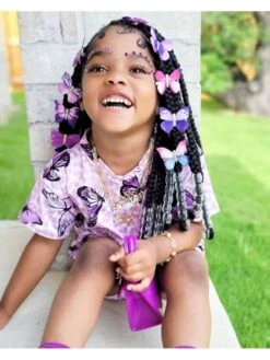 Animal Print Crewneck Knitting Girl Clothing Sets -Kids Clothing Shop P 20240603121006010 463