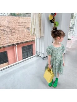 Bow Solid Color Adorable Girl Dresses -Kids Clothing Shop P 20240603162536773 876