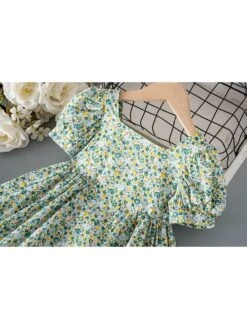 Bow Solid Color Adorable Girl Dresses -Kids Clothing Shop P 20240603162538995 410