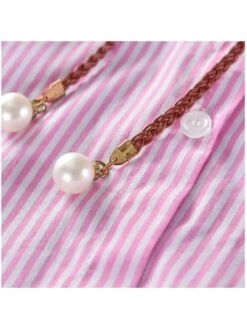 Striped Shirt Collar Long Sleeve Girl Dresses -Kids Clothing Shop P 20240603172019986 526