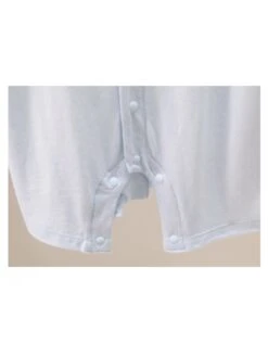 Solid Color Crewneck Loose Rompers -Kids Clothing Shop P 20240603181529159 931