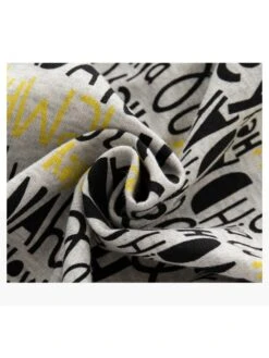 Letter Pattern Crewneck Cotton Sleepsuits -Kids Clothing Shop P 20240604112031585 281