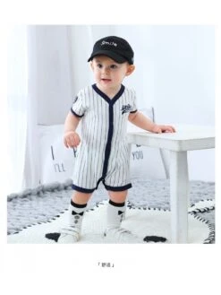 Colorblock Patchwork Crewneck Rompers