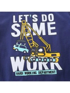 Letter Pattern Crewneck Knitting Boy Tops -Kids Clothing Shop P 20240604151507096 130