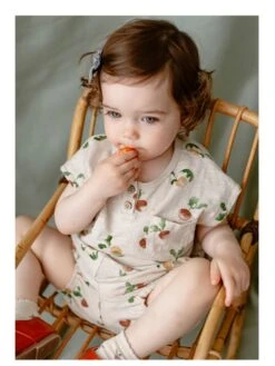 Crewneck Cotton Two Buttons Sets -Kids Clothing Shop P 20240604152022954 963