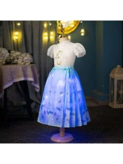 Butterfly Pattern Short Sleeve Princess Girl Clothing Sets -Kids Clothing Shop P 20240604154018449 464