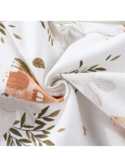 Cartoon Pattern Crewneck Cotton Sleepsuits -Kids Clothing Shop P 20240604163539408 481