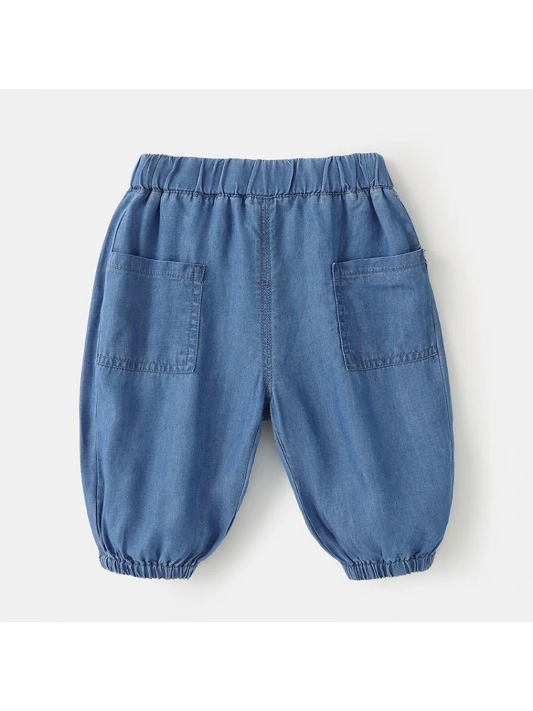 Solid Color Mid-rise Baggy Boy Pants 2 Solid Color Mid-rise Baggy Boy Pants - Image 2