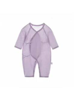 Solid Color Crewneck Modal Sleepsuits