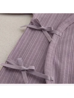 Solid Color Crewneck Cotton Sleepsuits -Kids Clothing Shop P 20240605104525596 794