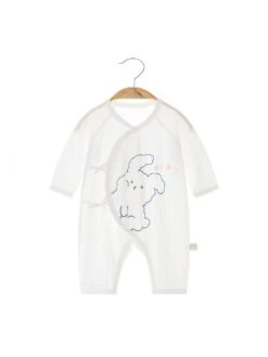 Cartoon Pattern Hollow-out Cotton Sleepsuits