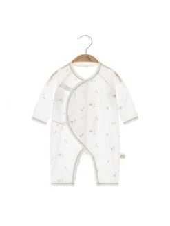 Floral Crewneck Cotton Sleepsuits