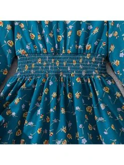 Flower Solid Color Princess Girl Dresses -Kids Clothing Shop P 20240605144437465 888