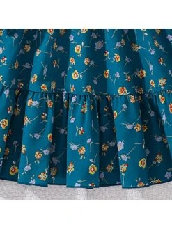 Flower Solid Color Princess Girl Dresses -Kids Clothing Shop P 20240605144439985 717