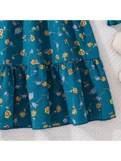 Flower Solid Color Princess Girl Dresses -Kids Clothing Shop P 20240605144440590 388