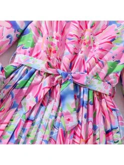 Flower Long Sleeve Princess Girl Dresses -Kids Clothing Shop P 20240606090003542 595