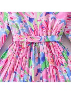 Flower Long Sleeve Princess Girl Dresses -Kids Clothing Shop P 20240606090004129 570