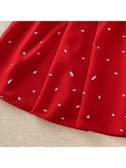 Dots Short Sleeve Princess Girl Dresses -Kids Clothing Shop P 20240606103219436 531