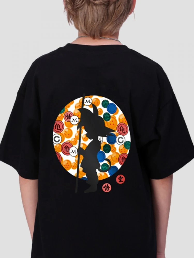 Cartoon Pattern Crewneck Loose Boy Tops 3 Cartoon Pattern Crewneck Loose Boy Tops - Image 3