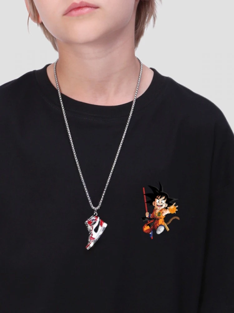 Cartoon Pattern Crewneck Loose Boy Tops 4 Cartoon Pattern Crewneck Loose Boy Tops - Image 4