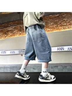 Number Cotton Mid-rise Boy Pants