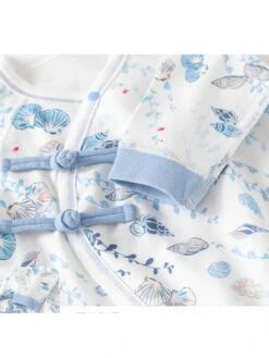 Cartoon Pattern Crewneck Loose Sleepsuits -Kids Clothing Shop P 20240606104415737 475