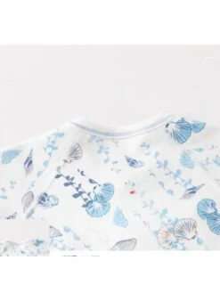 Cartoon Pattern Crewneck Loose Sleepsuits -Kids Clothing Shop P 20240606104416358 135