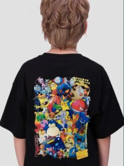 Cartoon Pattern Crewneck Cotton Boy Tops -Kids Clothing Shop P 20240606112006242 361