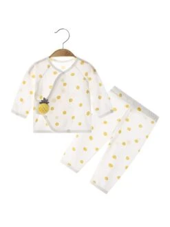 Crewneck Cotton Buckle Sets