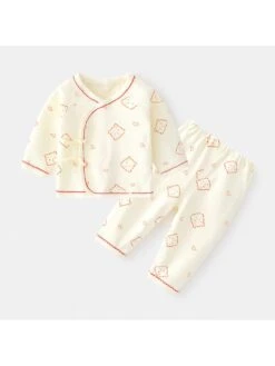 Crewneck Long Sleeve Cotton Sets