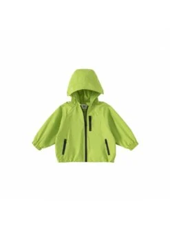 Hooded Long Sleeve Zipper Boy Coat