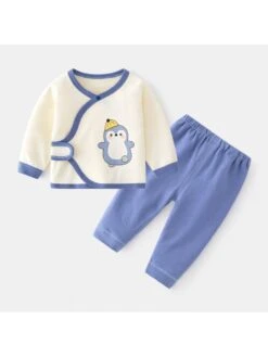 Cartoon Pattern Crewneck Loose Sets -Kids Clothing Shop P 20240607100804401 594