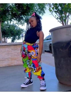 Pattern Crewneck Fitted Girl Clothing Sets -Kids Clothing Shop P 20240607110055963 224