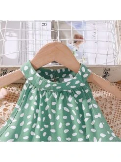 Round Neck Off Shoulder One Button Girl Dresses -Kids Clothing Shop P 20240607112815032 667