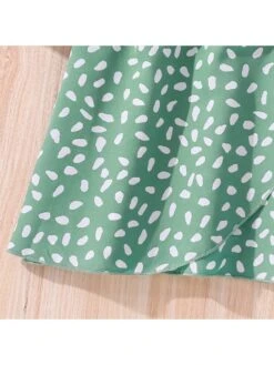 Round Neck Off Shoulder One Button Girl Dresses -Kids Clothing Shop P 20240607112817980 227