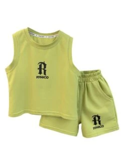 Letter Pattern Cotton Loose Boy Clothing Sets -Kids Clothing Shop P 20240607140810776 190