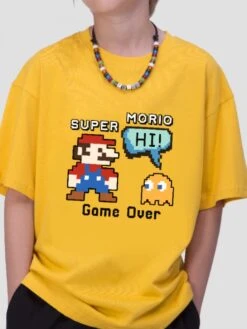 Cartoon Pattern Letter Pattern Cotton Boy Tops -Kids Clothing Shop P 20240608094418914 163