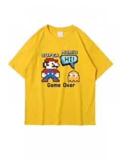 Cartoon Pattern Letter Pattern Cotton Boy Tops -Kids Clothing Shop P 20240608094419218 187